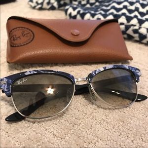 Blue Tortoise Shell Sunglasses